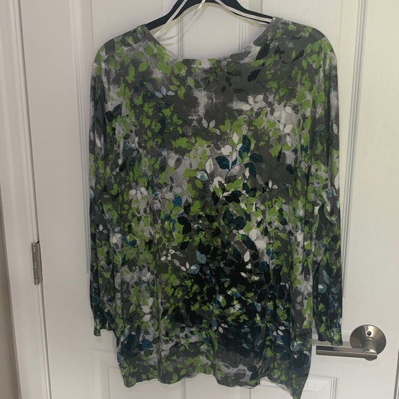 Joseph A colorful printed cardigan size XL - Picture 2 of 8